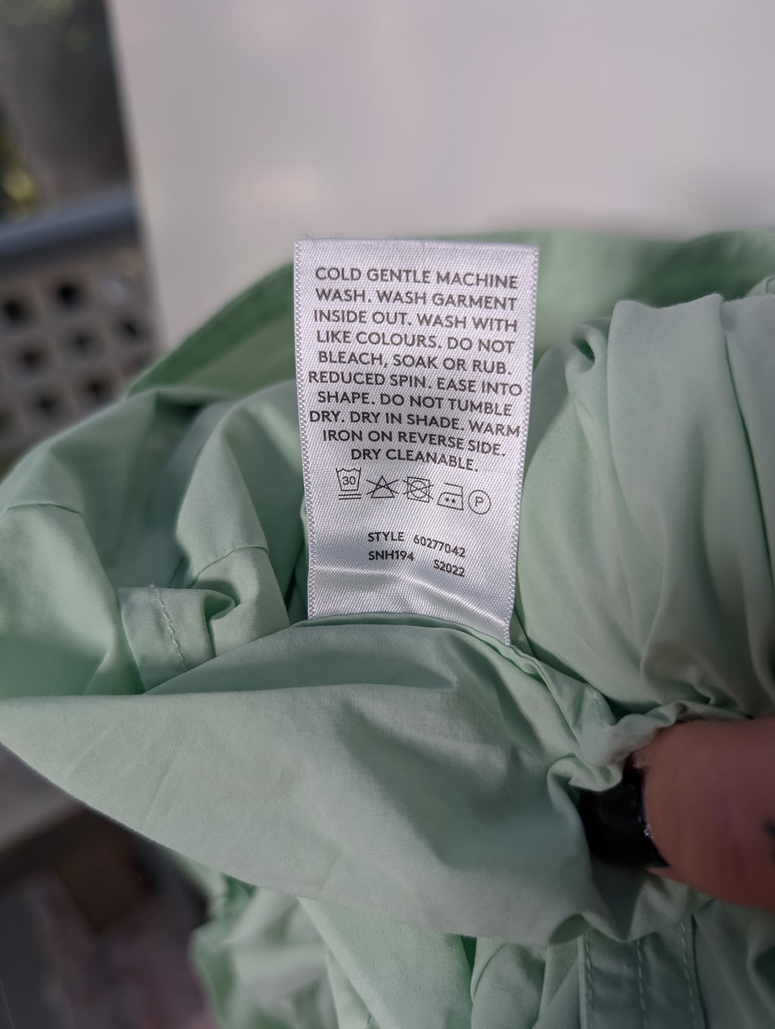 Country Road Cotton Poplin Midi Dress Mint Green Size 10 — photo 10 of 10