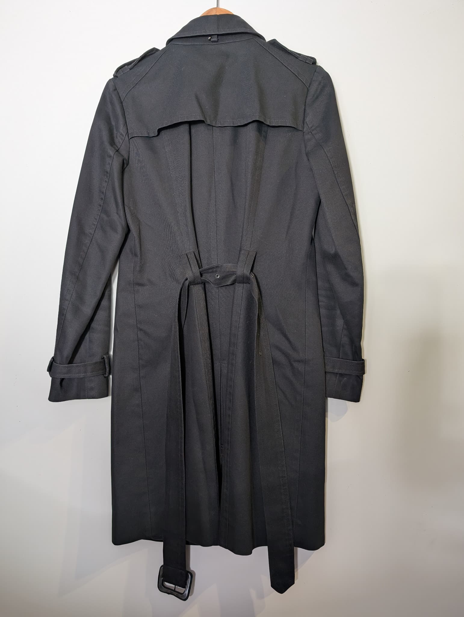 Country Road Double-Breasted Trench Coat Black Size S — photo 4 of 13