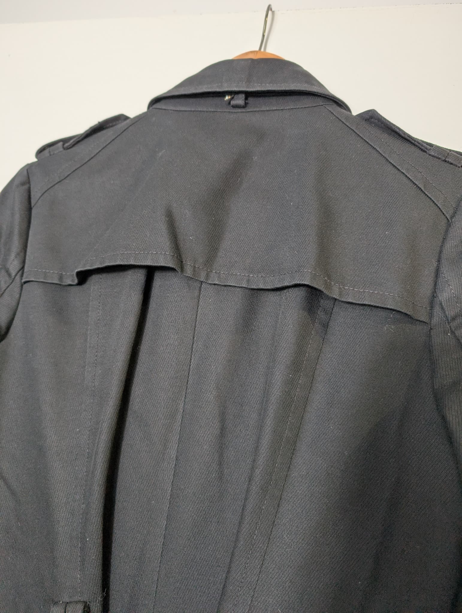 Country Road Double-Breasted Trench Coat Black Size S — photo 5 of 13