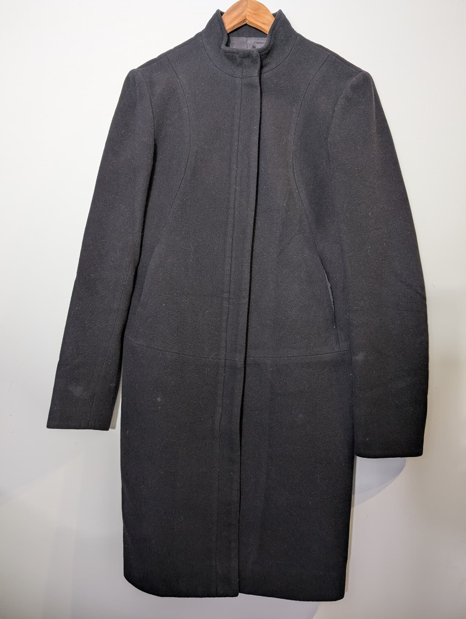 Country Road Double-Breasted Trench Coat Black Size S — photo 7 of 13