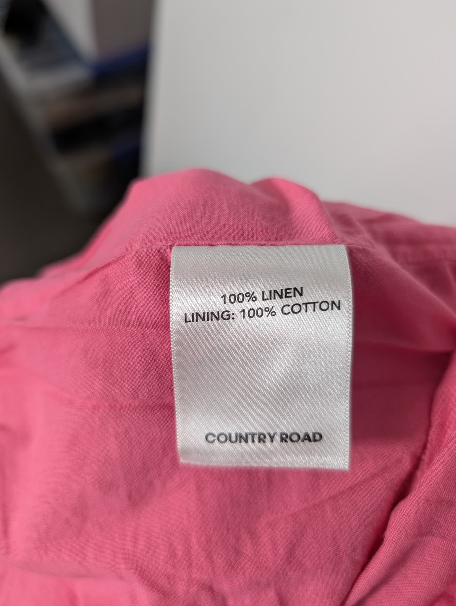 Country Road Organic French Linen Ruffle Mini Skirt Pink Size 12 — photo 5 of 6
