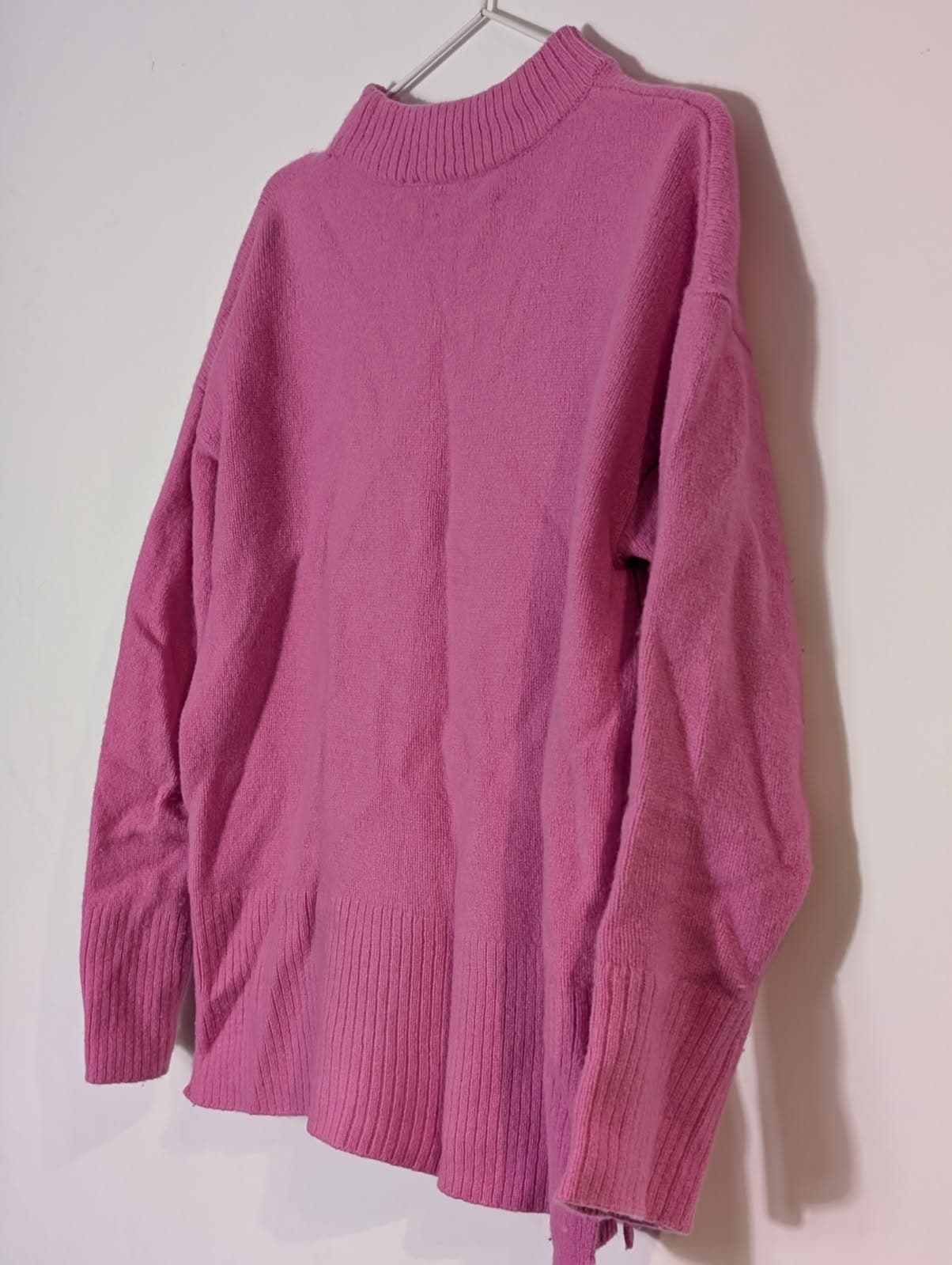 Country Road Pink 100% Wool Mock Neck Sweater - Women's Size M — photo 4 of 9