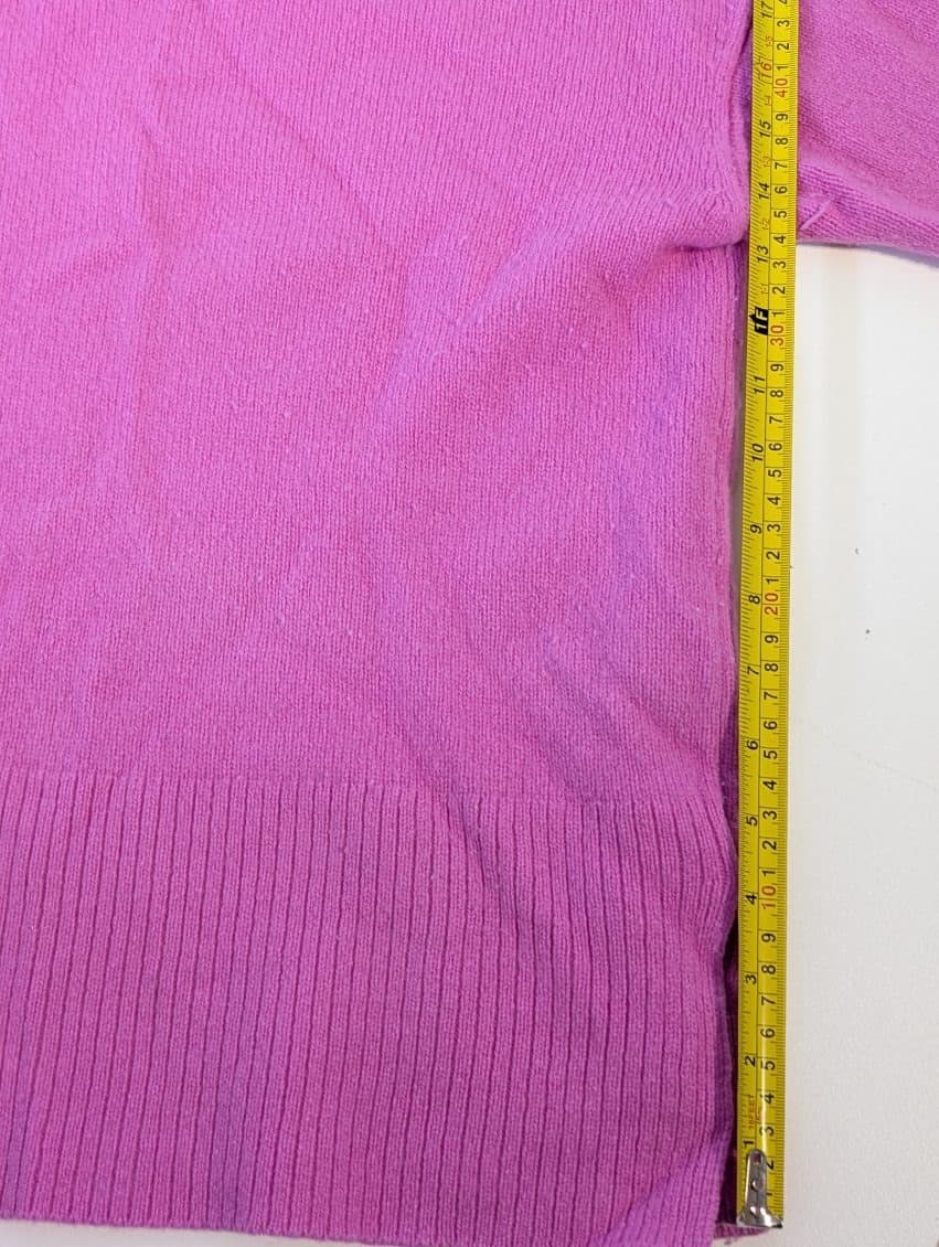 Country Road Pink 100% Wool Mock Neck Sweater - Women's Size M — photo 8 of 9