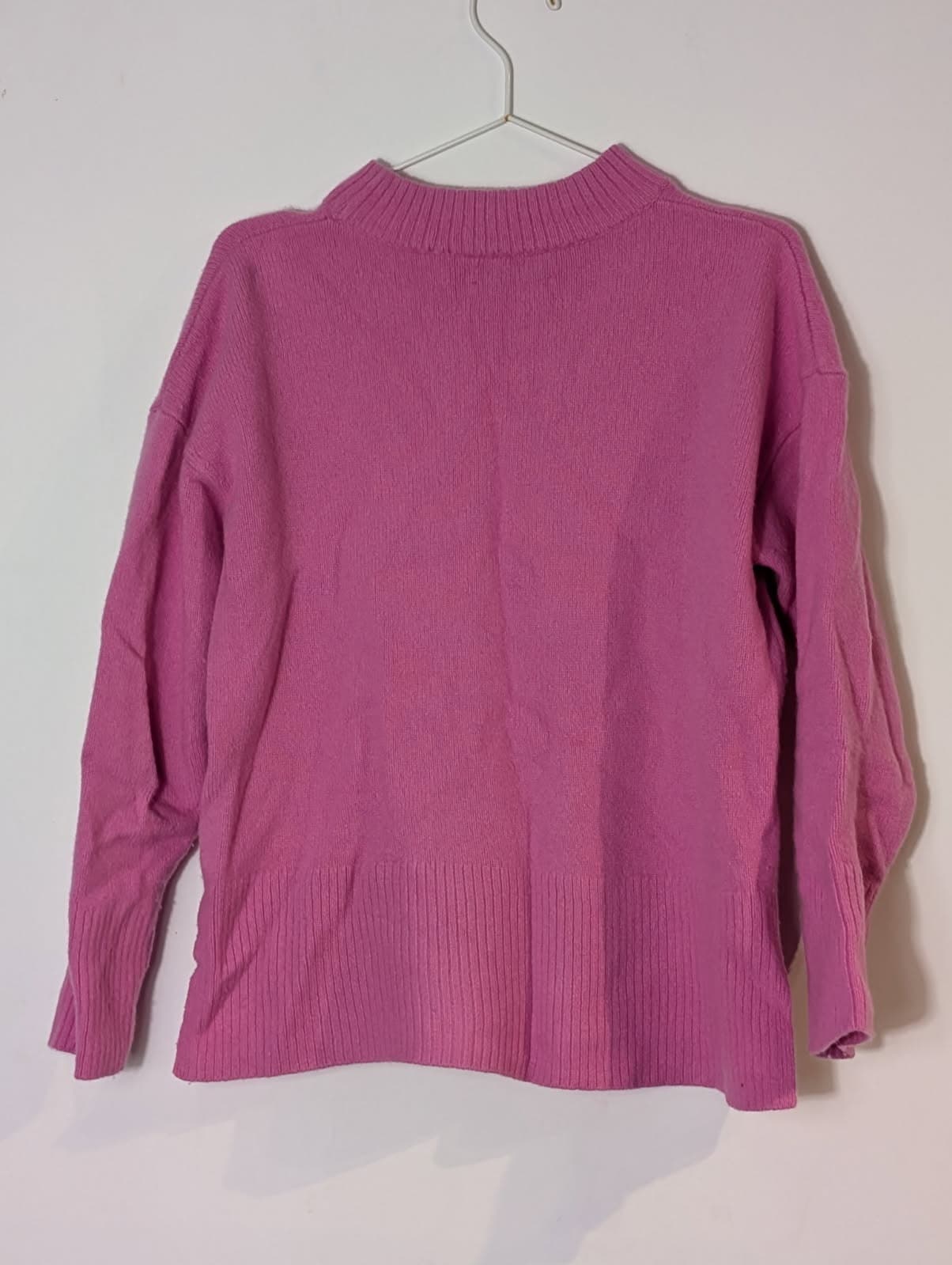 Country Road Pink 100% Wool Mock Neck Sweater - Women's Size M — photo 9 of 9