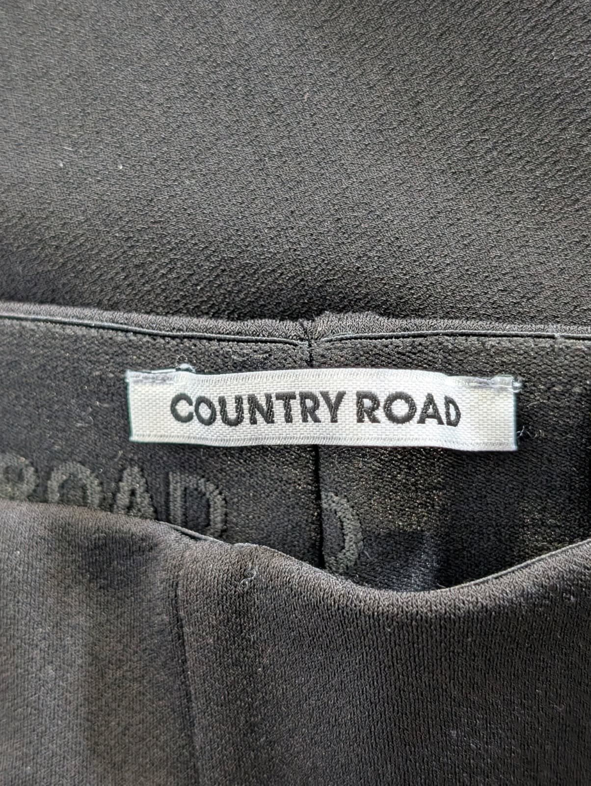 Country Road Slim Leg Trousers Black Size M — photo 5 of 9