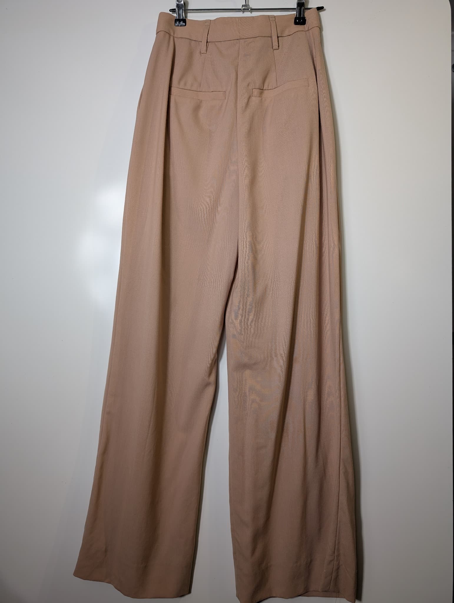Country Road Wide-Leg Pleated Trousers Beige Women's Size 6 — photo 3 of 7