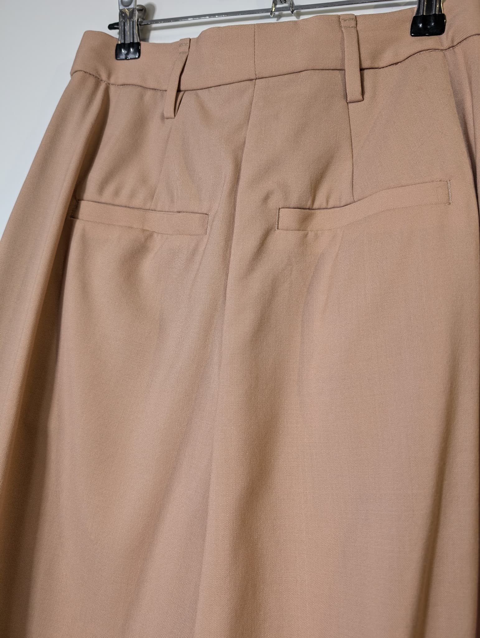 Country Road Wide-Leg Pleated Trousers Beige Women's Size 6 — photo 4 of 7