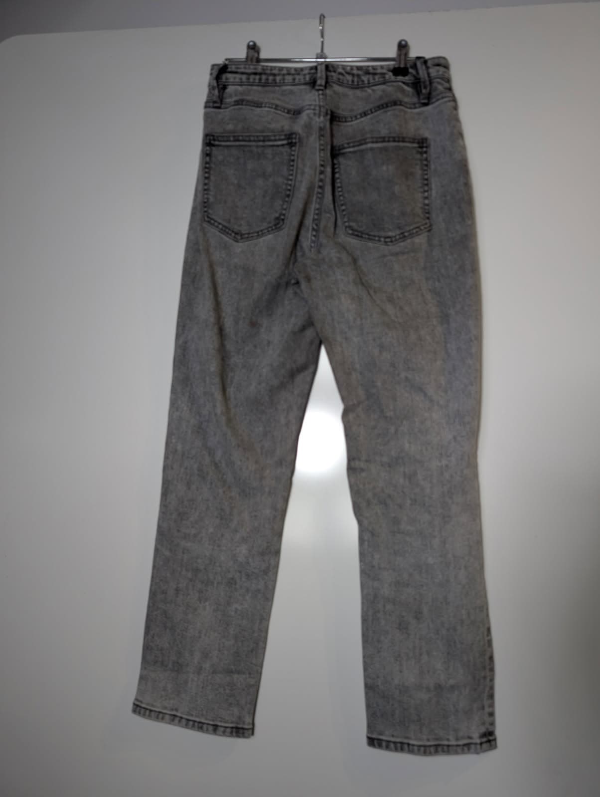 Country Road Women's Grey Acid Wash Straight Leg Jeans - Size 10 — photo 2 of 8