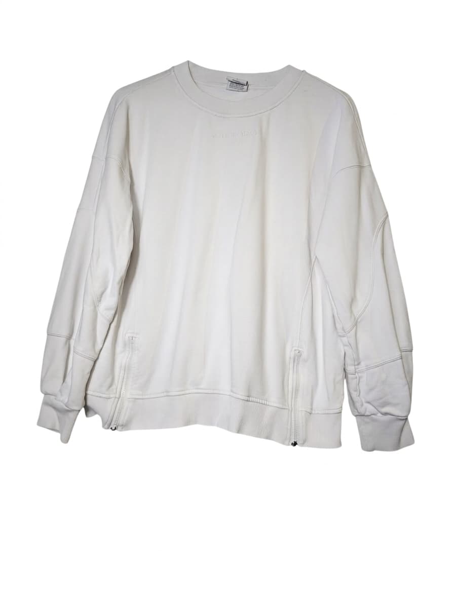 Country Road Women's Sweatshirt White Side Zip Detail — photo 1 of 9