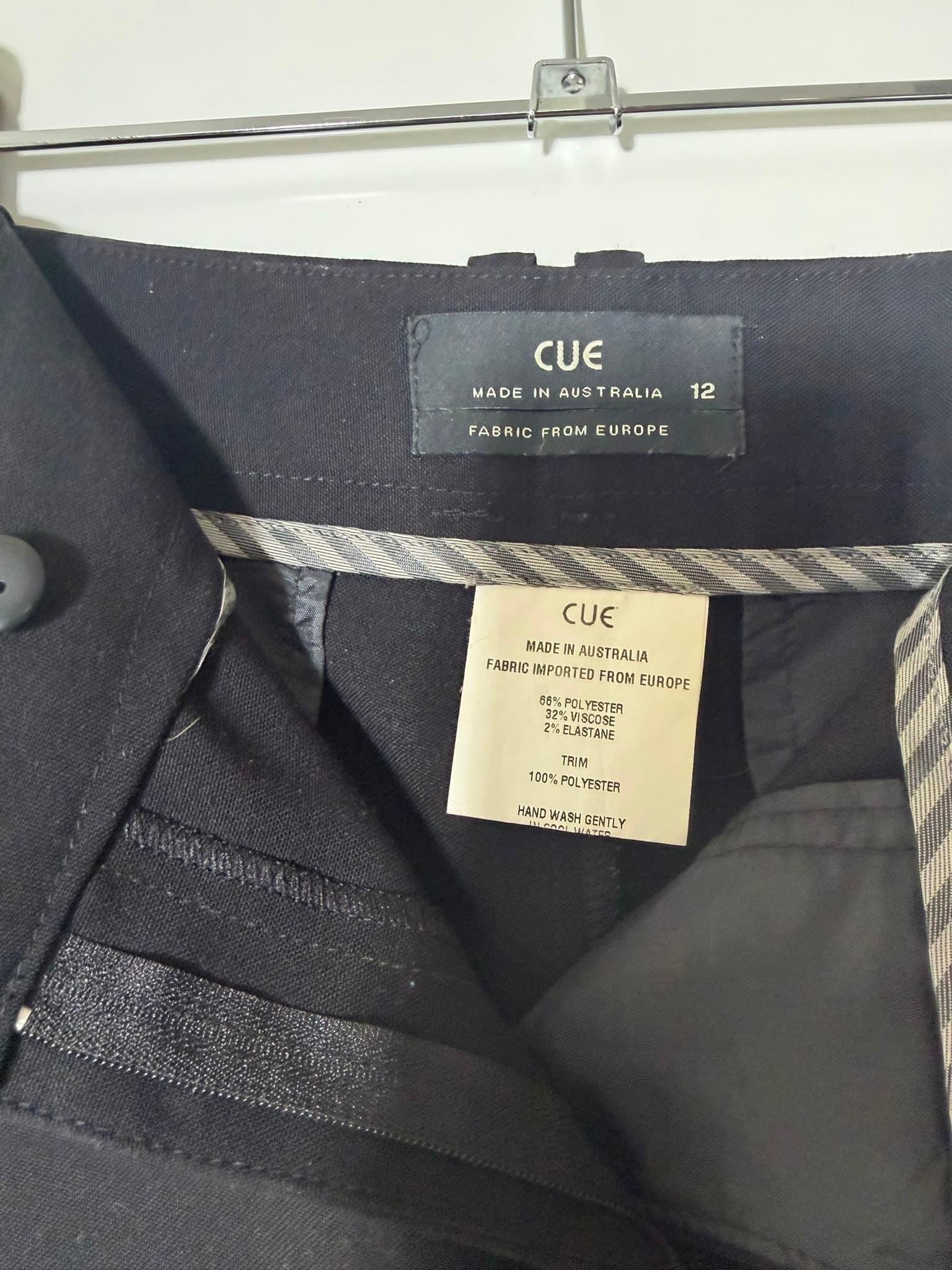 Cue Black Trousers - Women's Size 12 — photo 3 of 3