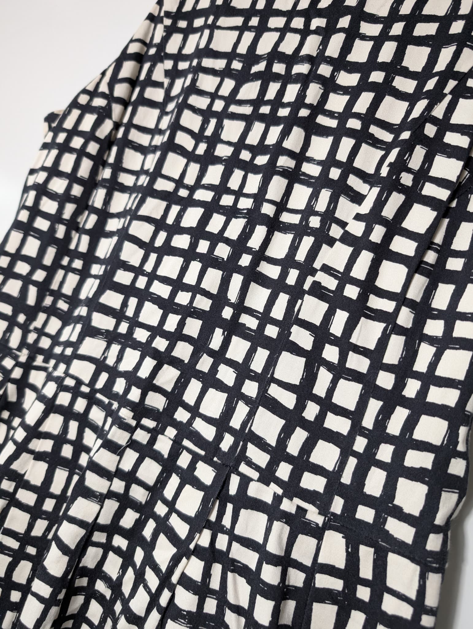 CUE Sleeveless Grid Print Dress Women's AU 12 — photo 2 of 9