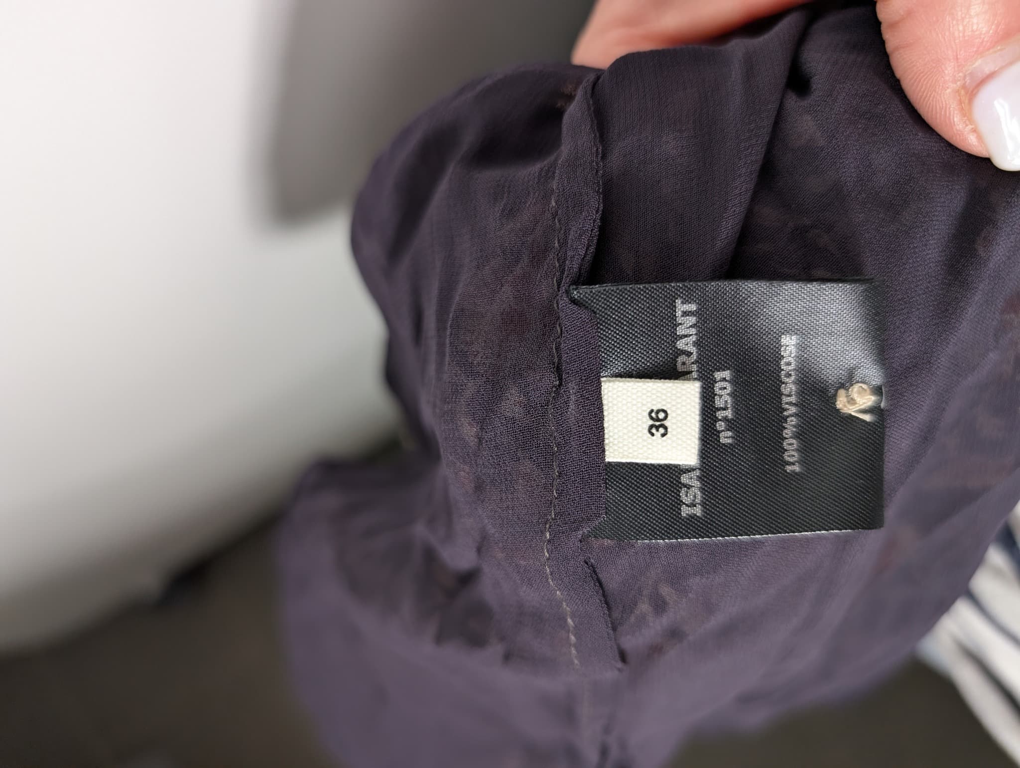 Current/Elliott The Prep School Shirt Graystone Plaid Size 2 — photo 2 of 10