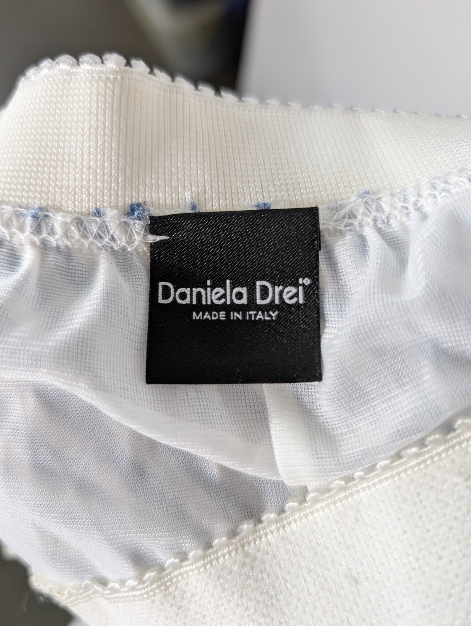 Daniela Drei Pleated Midi Skirt Blue and White Striped IT 44 — photo 6 of 7