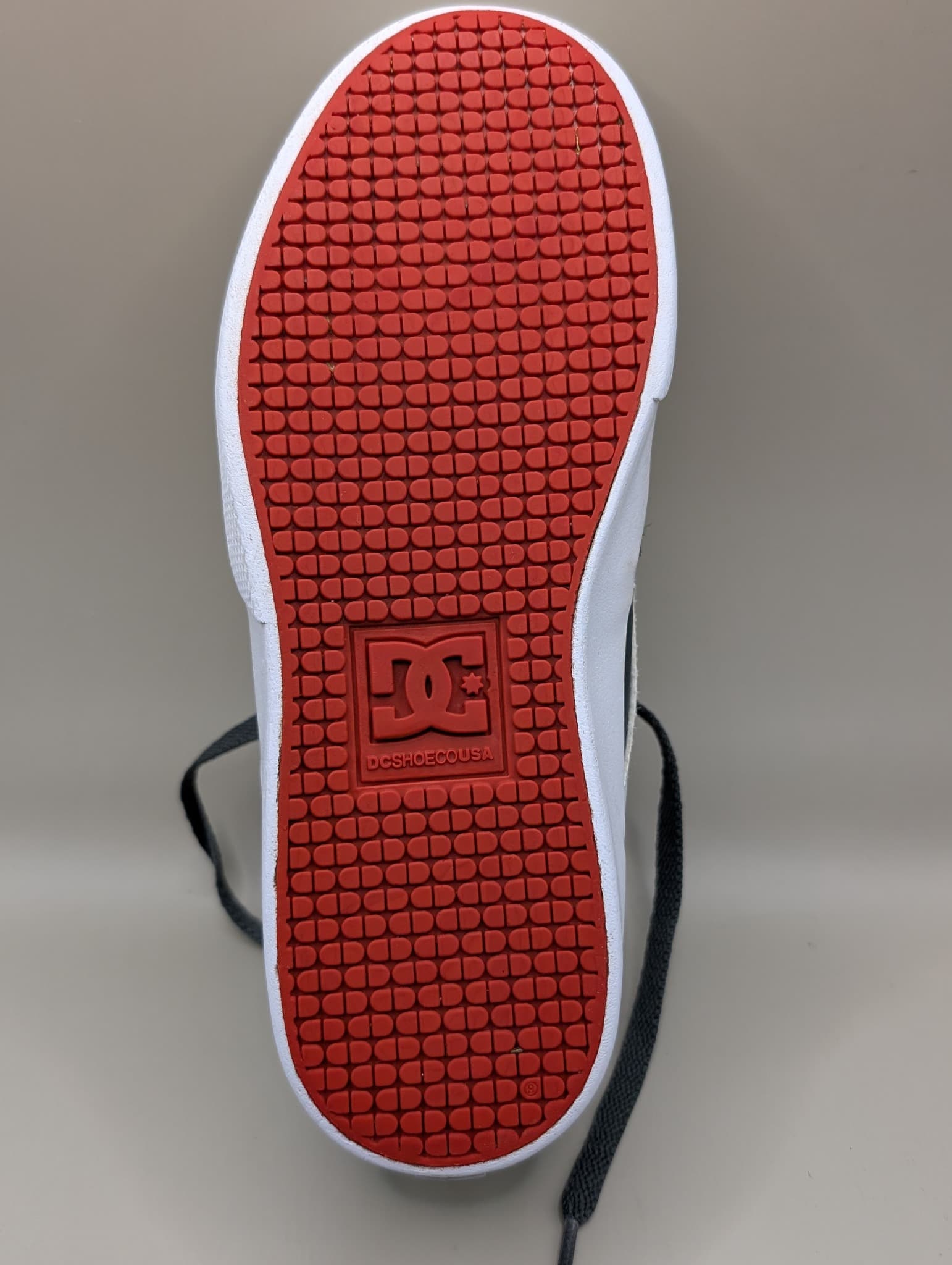 DC Shoes Kalis Vulc Youth Skate Sneakers Grey White US 5 — photo 5 of 6