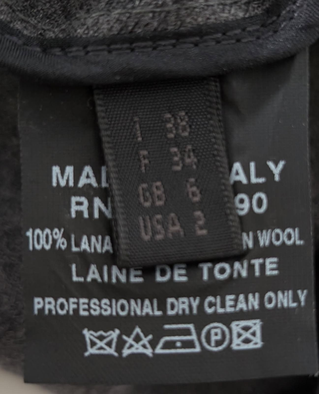Derek Lam Virgin Wool Shift Dress - Banker Grey Size 38 — photo 6 of 8