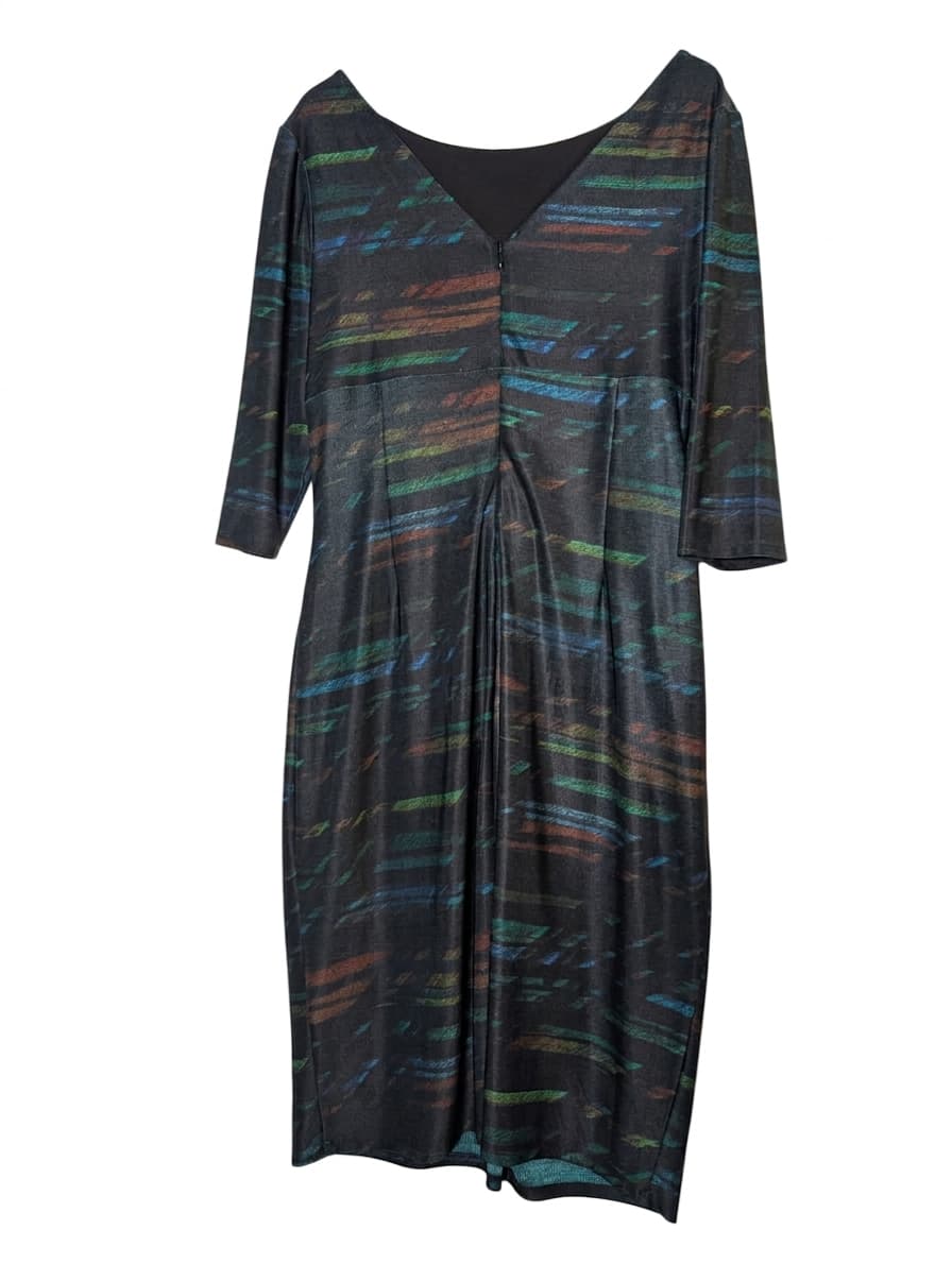 Diana Ferrari Abstract Print Sheath Dress - Women's XXL — photo 1 of 6