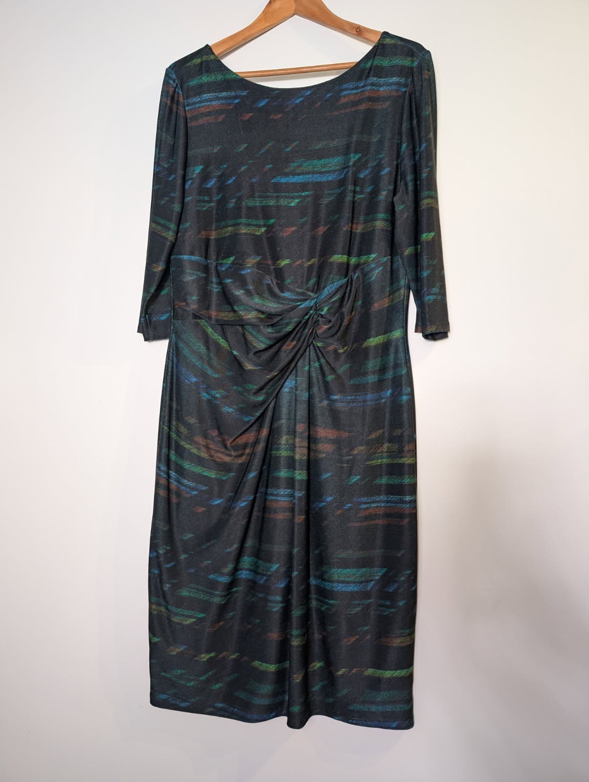 Diana Ferrari Abstract Print Sheath Dress - Women's XXL — photo 3 of 6