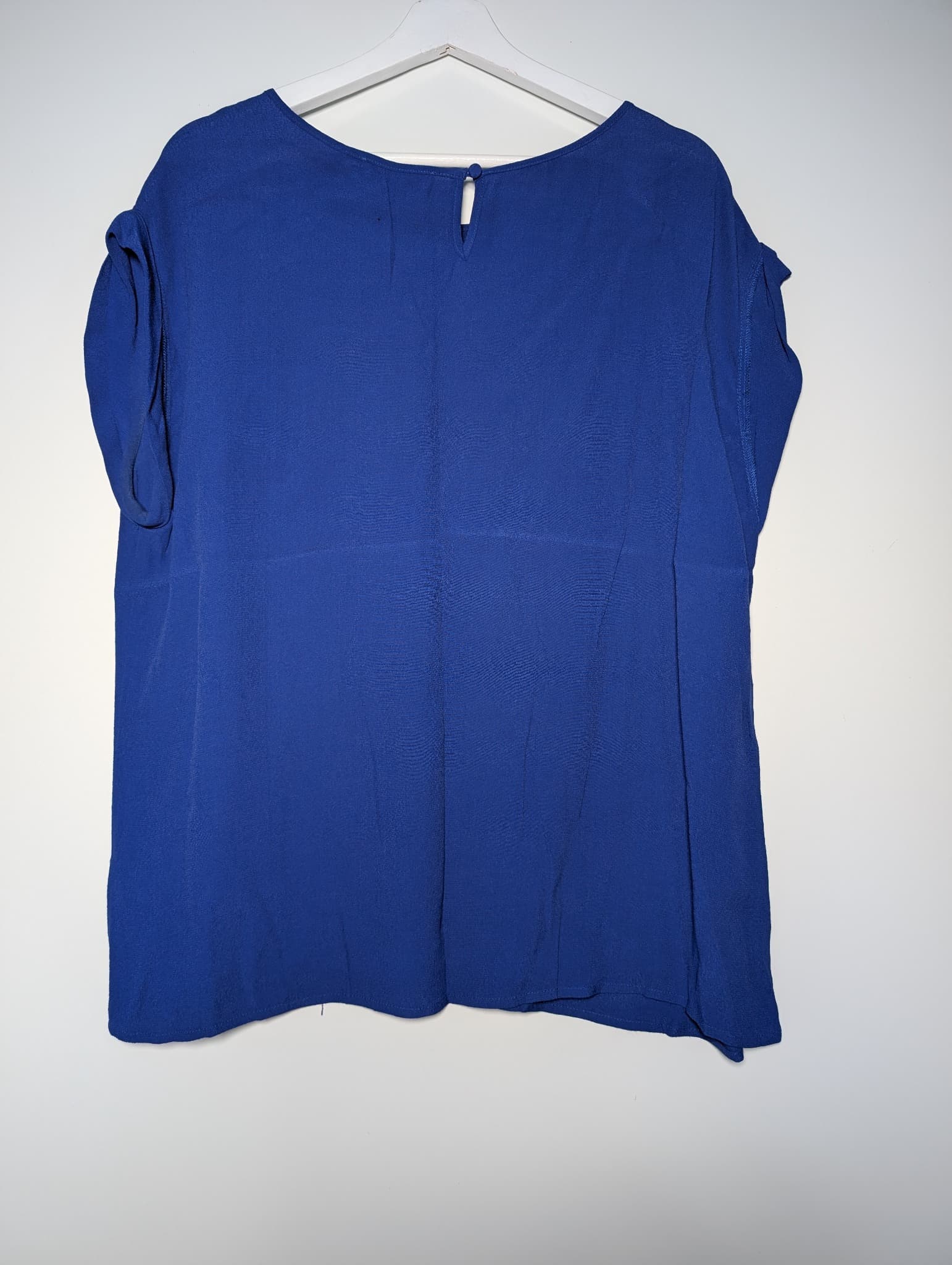 Diana Ferrari Embellished Blouse Royal Blue Women's Size 16 — photo 4 of 7