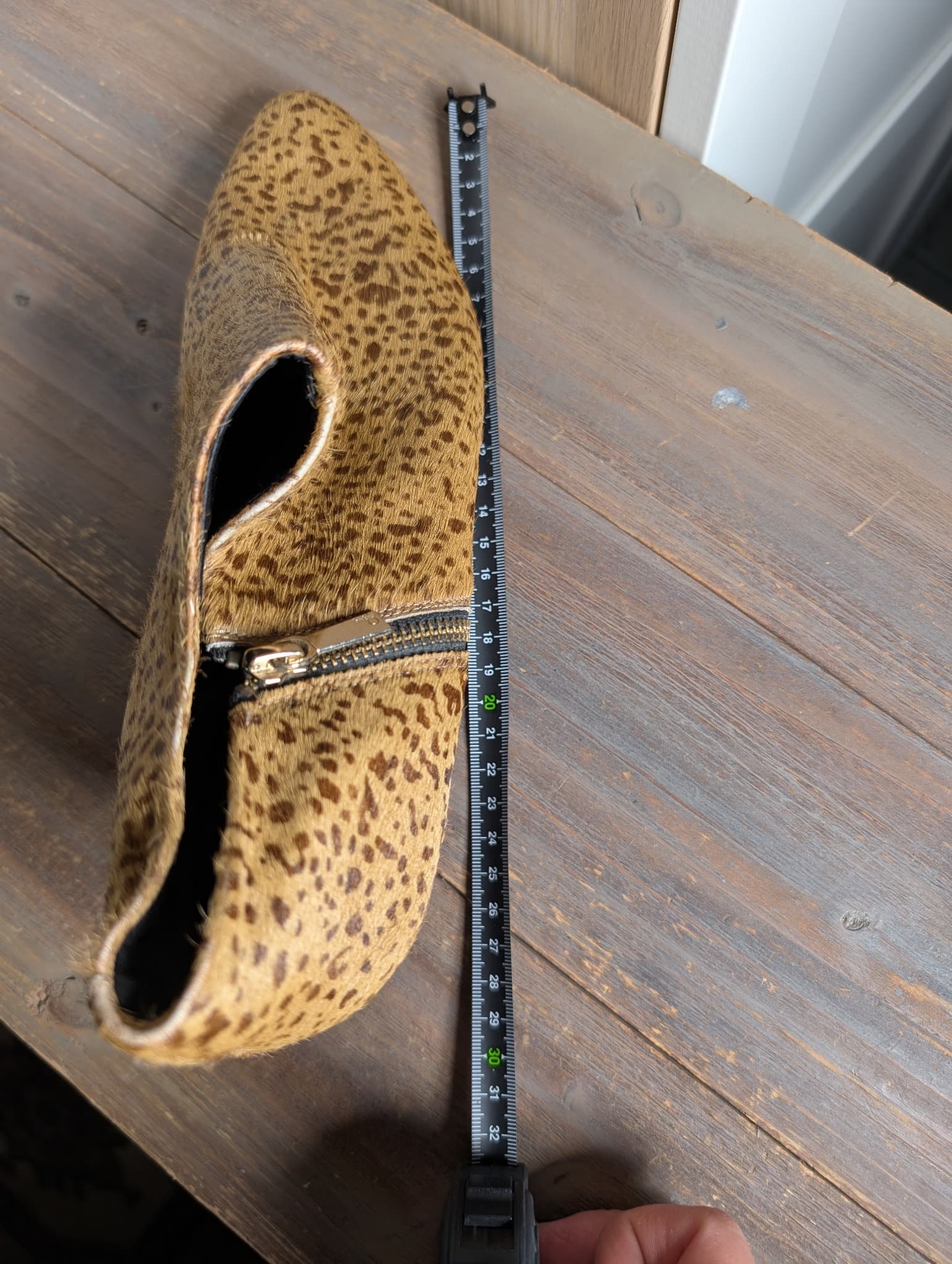 Diana Ferrari Leopard Print Calf Hair Ankle Boots Women's Size 9.5 — photo 8 of 8