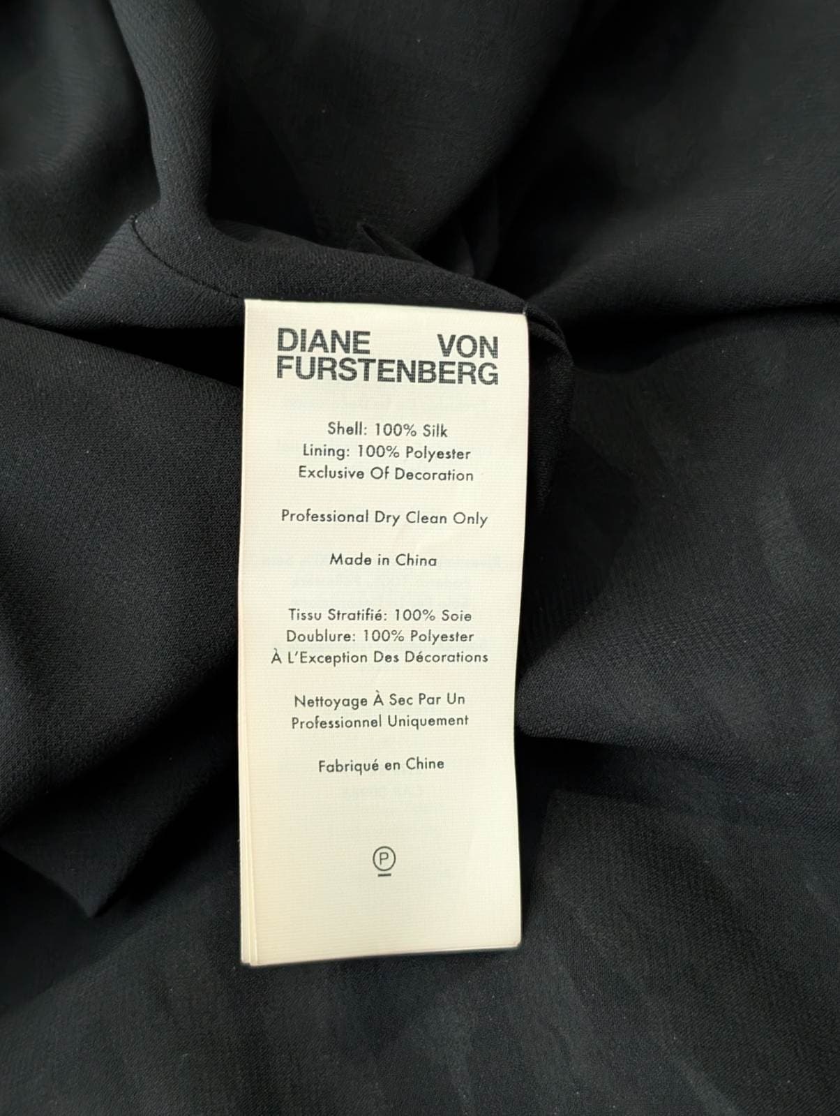 Diane Von Furstenberg Silk Asymmetrical Skirt - Black & White Abstract — photo 2 of 10