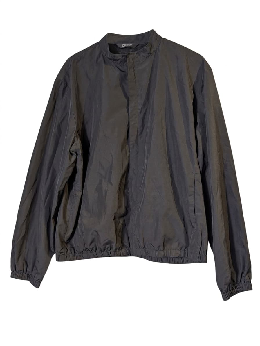 DKNY Women's Lightweight Windbreaker Jacket Black Large — photo 1 of 5