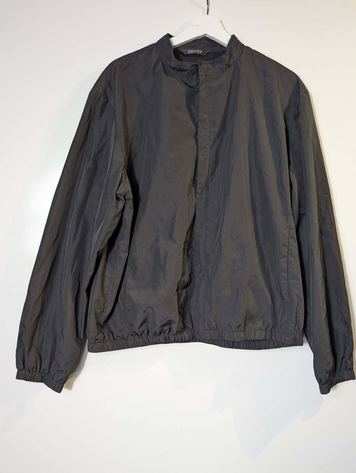 DKNY Women's Lightweight Windbreaker Jacket Black Large — photo 3 of 5