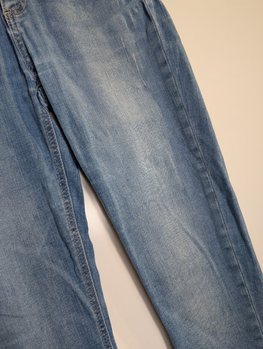 Dricoper Denim High-Rise Skinny Jeans Blue Raw Hem Size 10 — photo 6 of 9