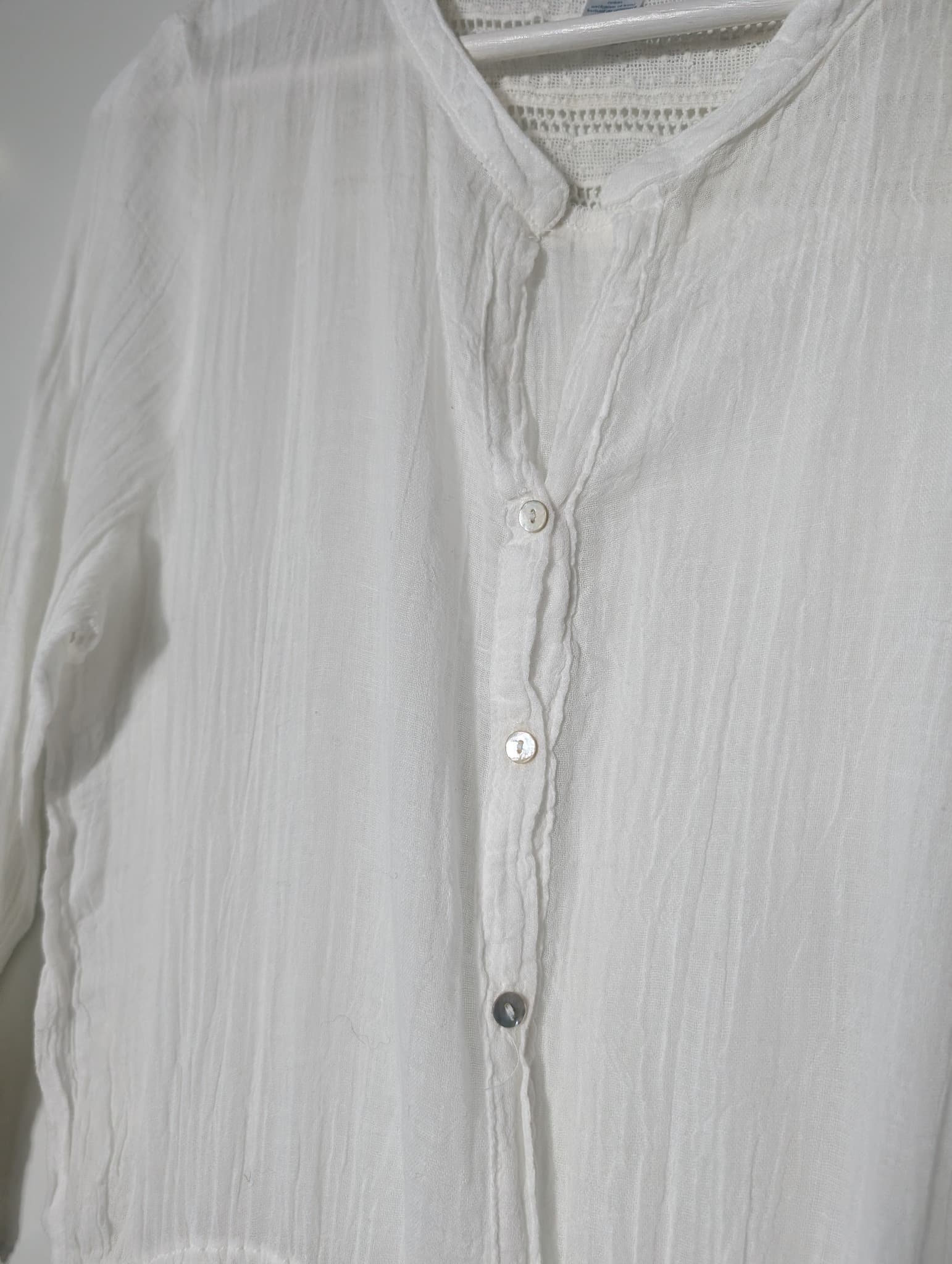 Eberjey Gauze Lace Trim Romper White Women's M/L — photo 4 of 8