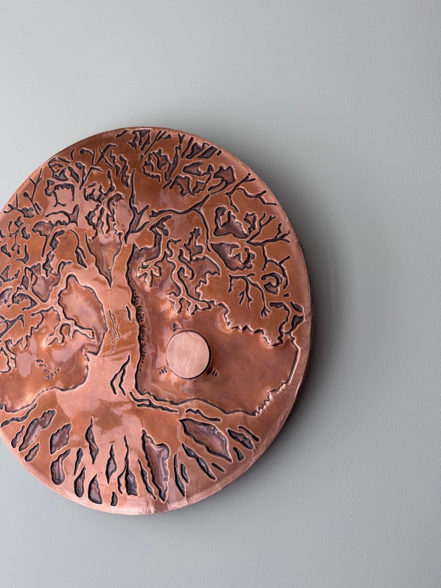 Ed Cope Guy Tree of Life Copper Relief Sculpture 2001 — photo 2 of 4
