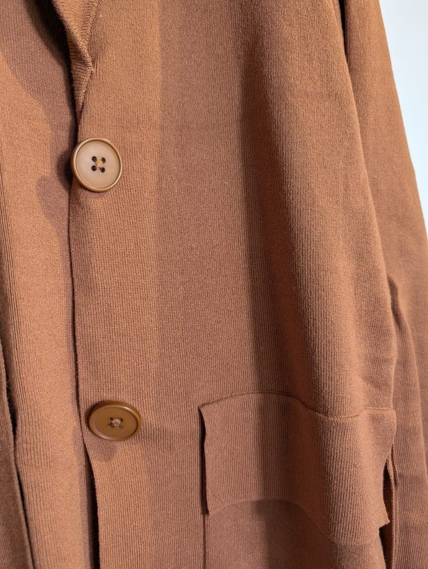 Elka Collective Shawl Collar Belted Cardigan Tan Brown AU/UK 8 — photo 3 of 7