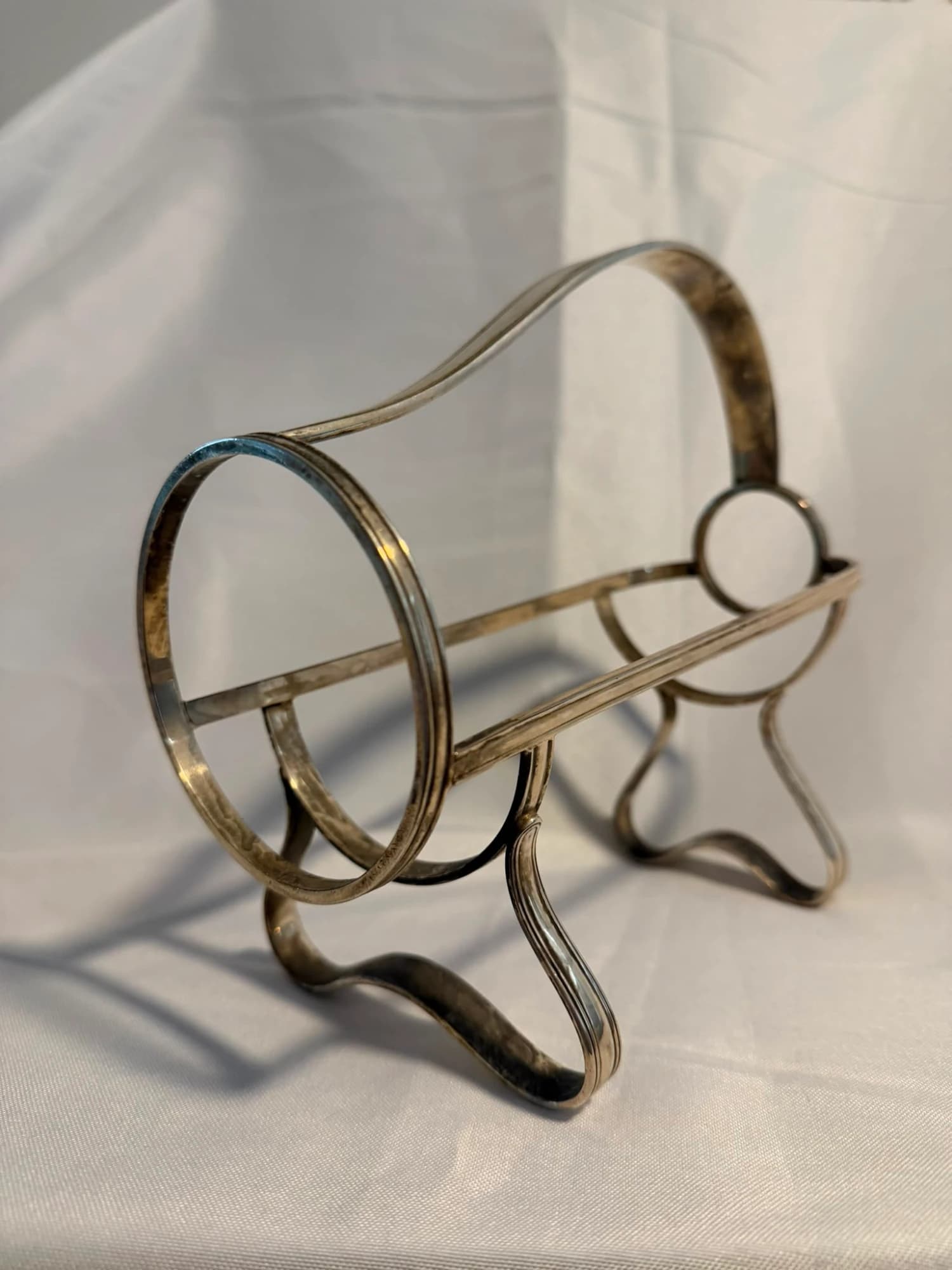Elkington Silver Plated Wine Bottle Cradle Pourer Vintage England EPNS — photo 4 of 12
