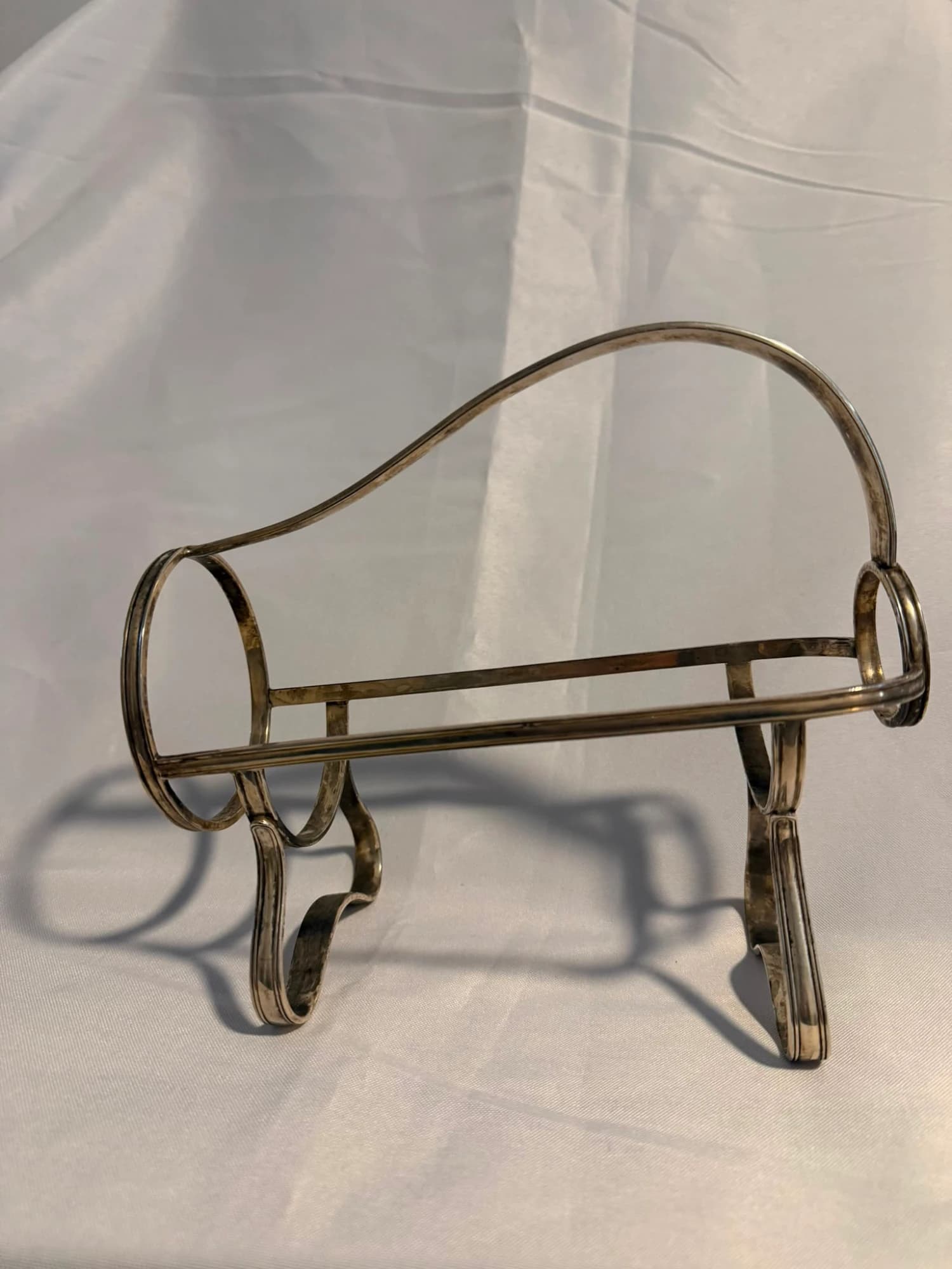 Elkington Silver Plated Wine Bottle Cradle Pourer Vintage England EPNS — photo 12 of 12