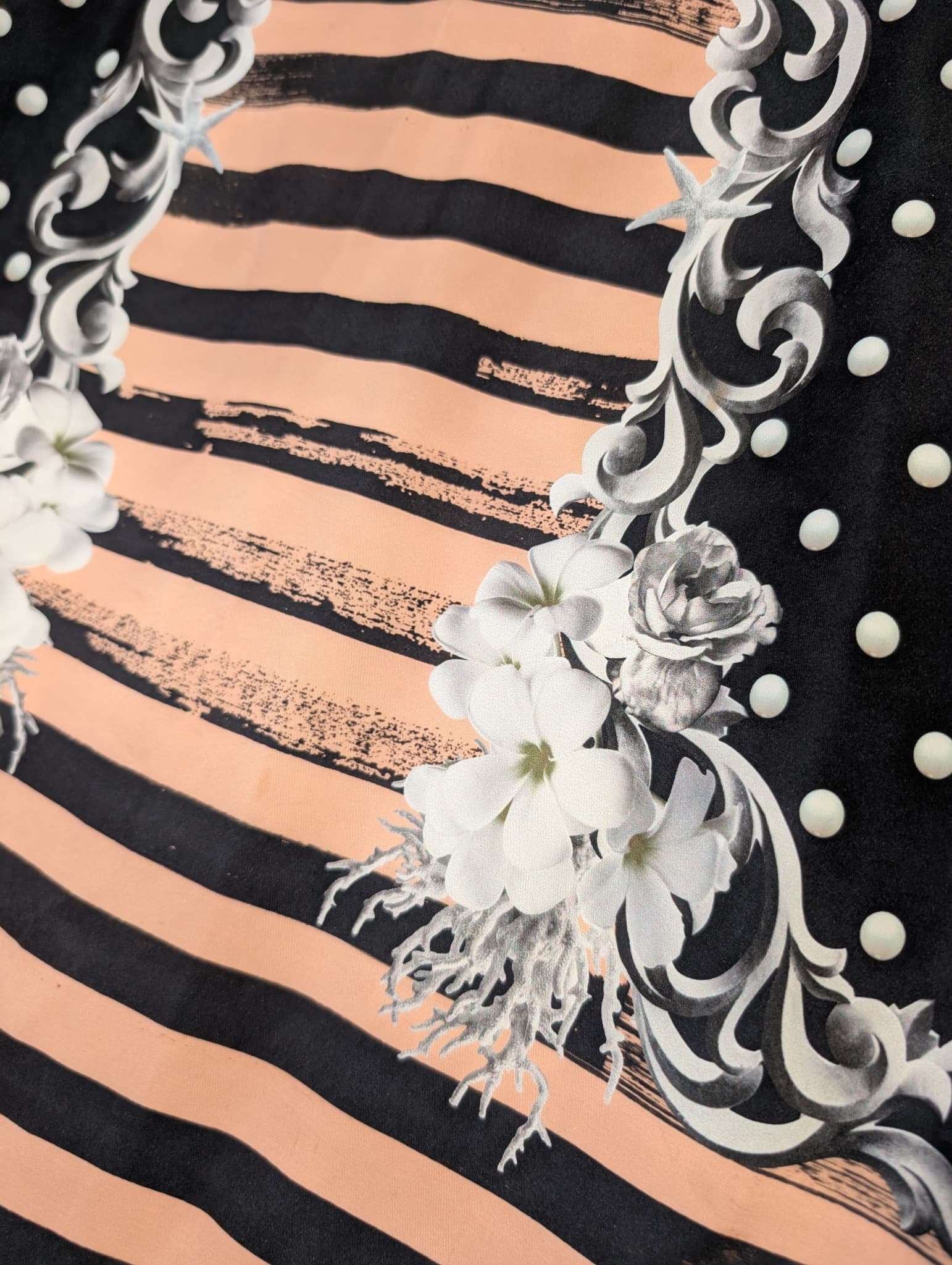 Emma Cook Floral Polka Dot Striped Skirt Size 10 — photo 2 of 12