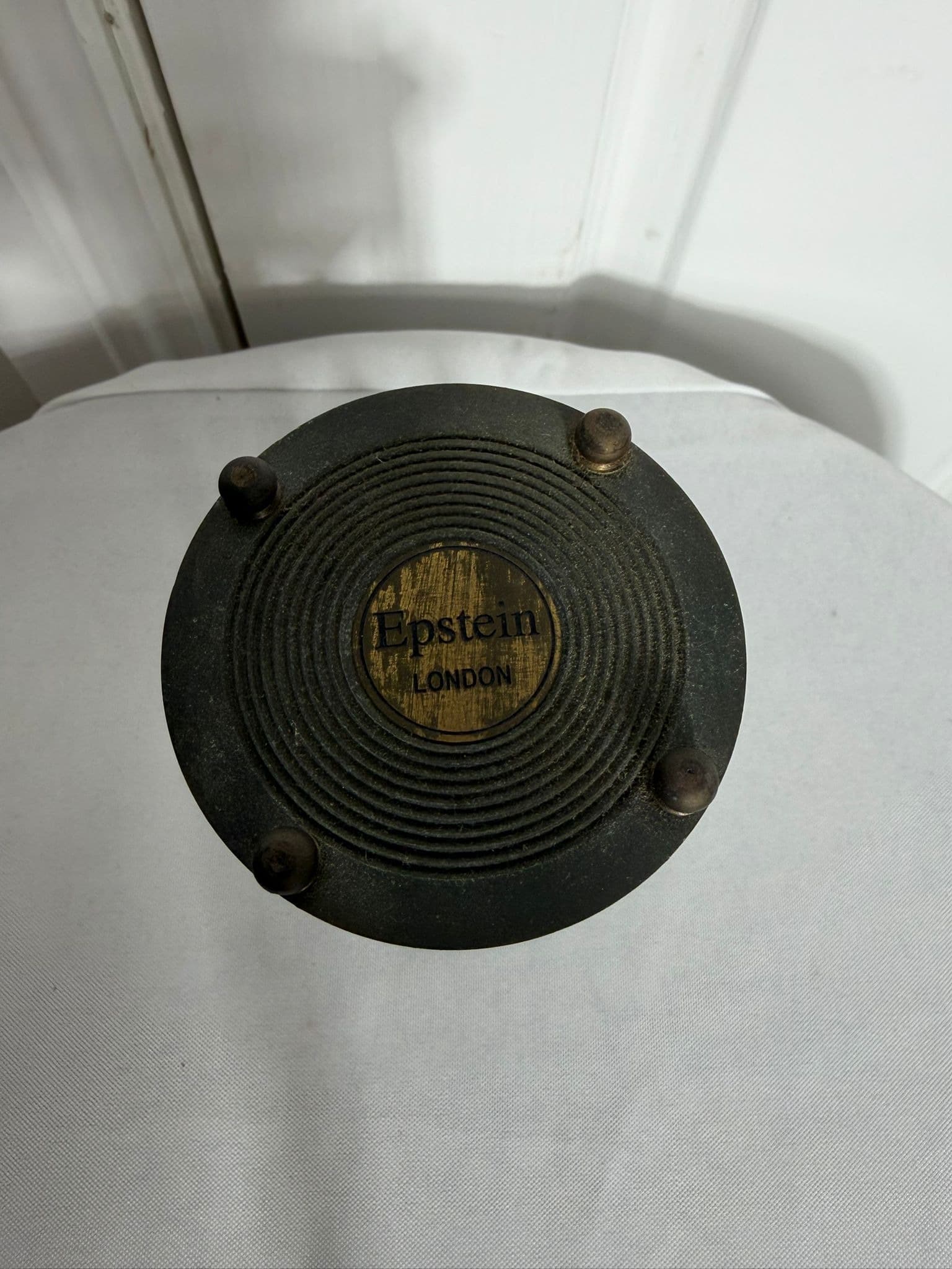 Epstein London Decorative Sand Timer Hourglass - Bronze Tone Metal — photo 5 of 5
