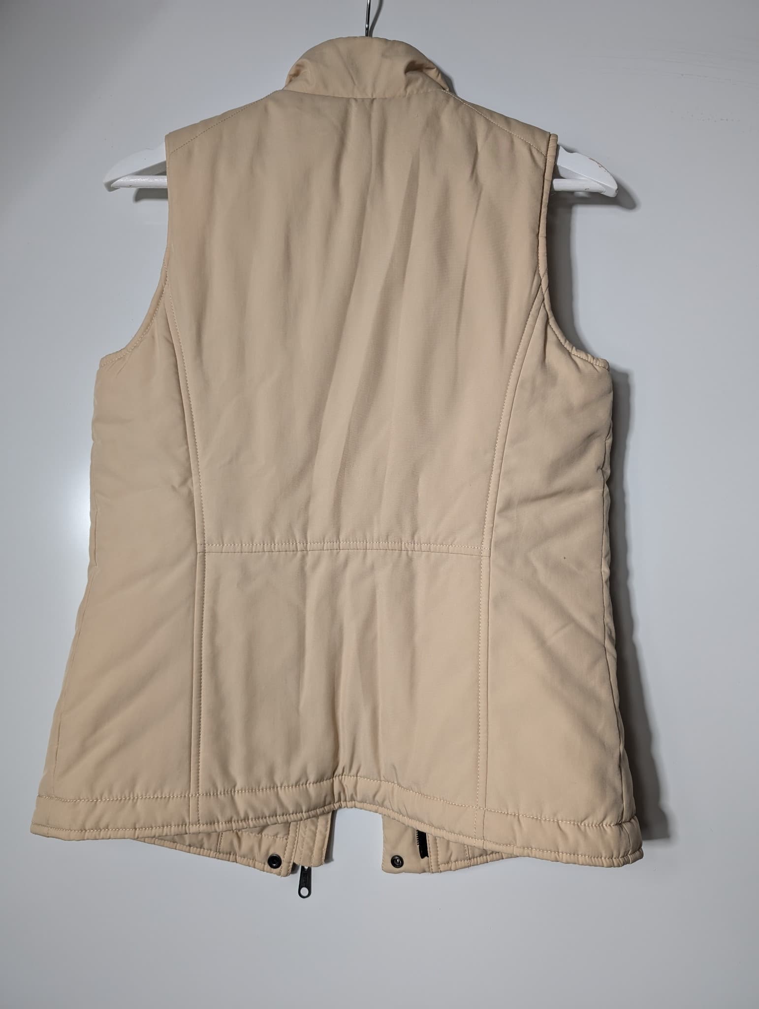 Esprit Padded Quilted Vest Beige Women's XS — photo 5 of 7