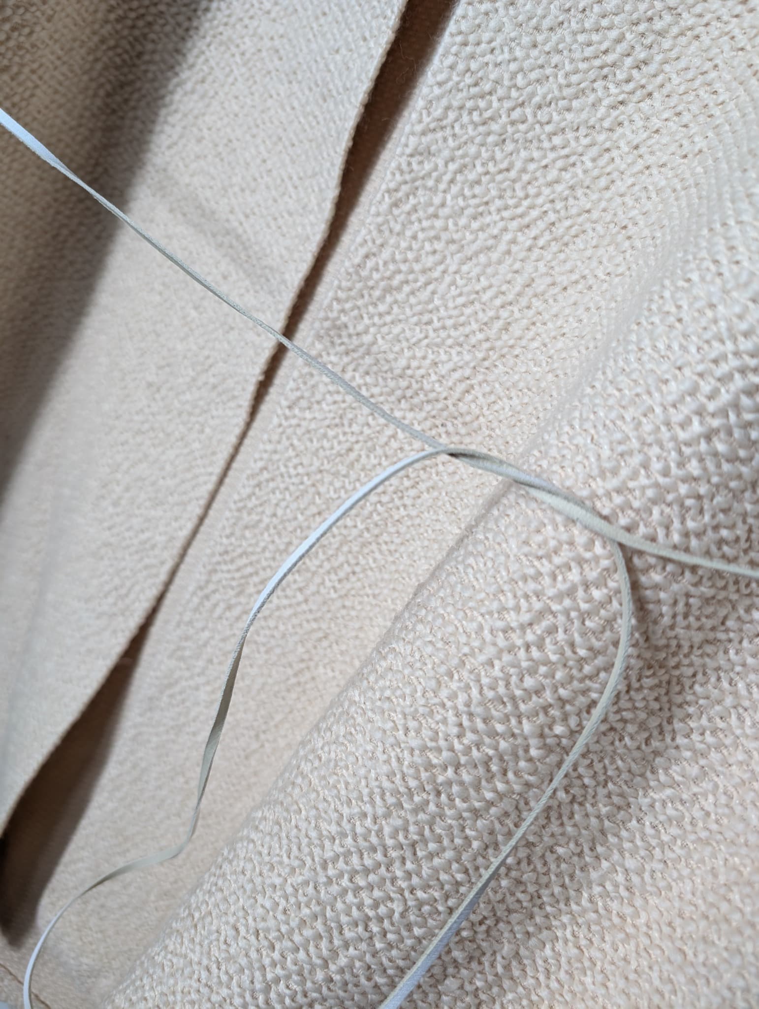 Evyie Textured Open Front Vest Beige Size L — photo 4 of 10