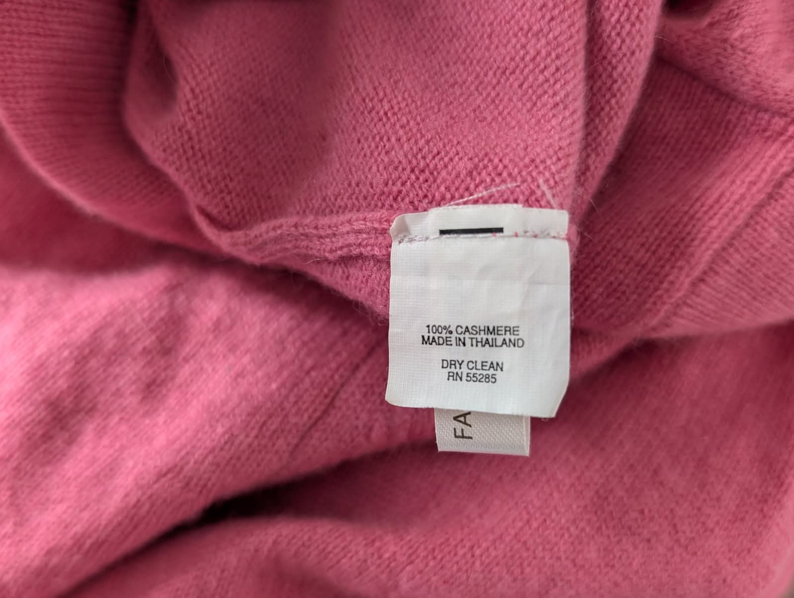 Express Cashmere Crew Neck Sweater Pink Women's Size M — photo 3 of 5