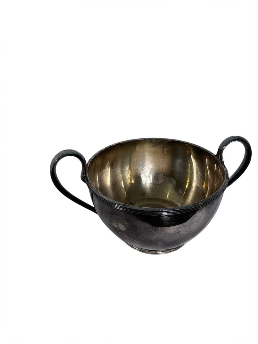 Fairfax Roberts Silver Plate Sugar Bowl Vintage Sydney London Trophy Style — photo 1 of 4