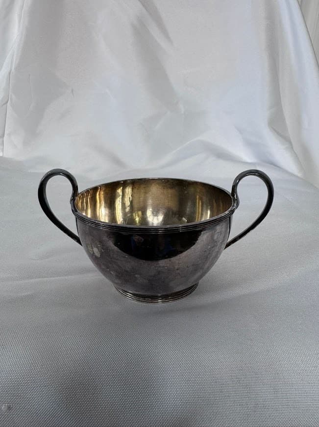 Fairfax Roberts Silver Plate Sugar Bowl Vintage Sydney London Trophy Style — photo 2 of 4