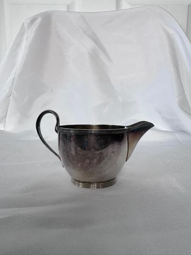 Fairfax & Roberts Sydney Silver Plate Creamer Jug Vintage Art Deco — photo 3 of 6