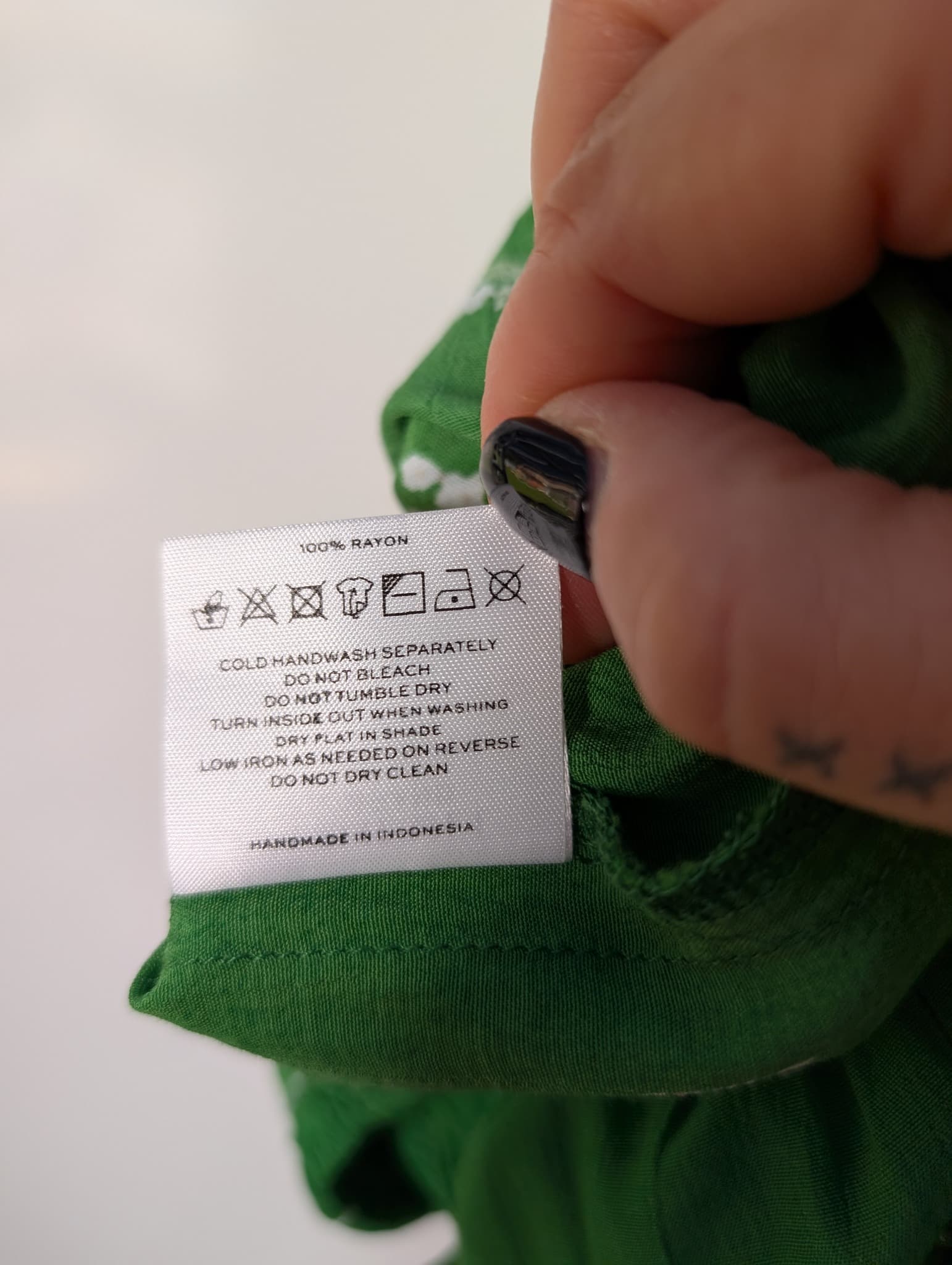 Faithfull the Brand Green Floral Tie-Strap Jumpsuit AU 8 — photo 8 of 8