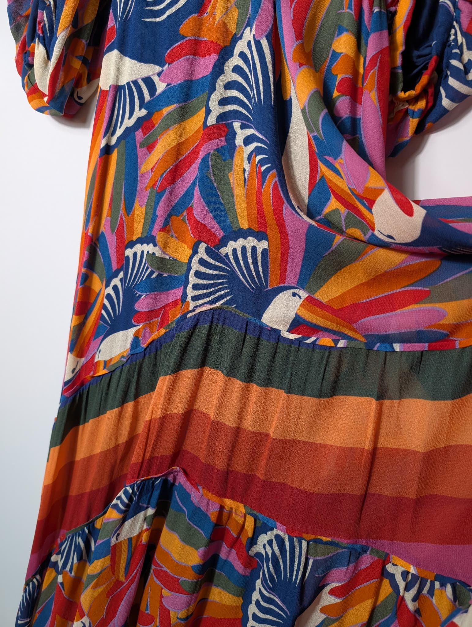 Farm Rio Mixed Prints Maxi Dress Multicolour Size S — photo 2 of 11