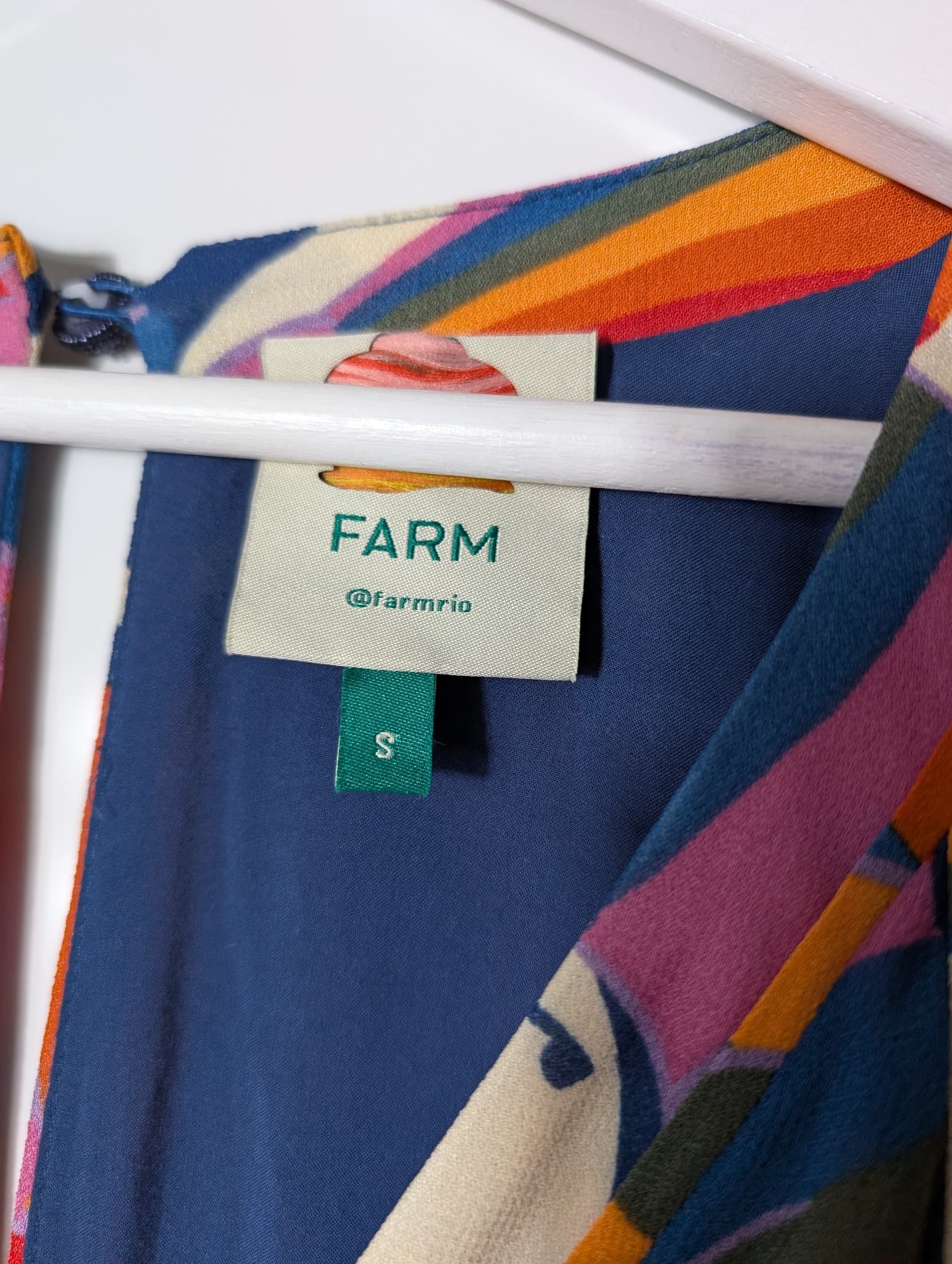 Farm Rio Mixed Prints Maxi Dress Multicolour Size S — photo 5 of 11