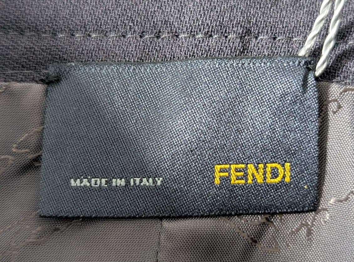 Fendi High-Waisted Midi Skirt - Cuffed Hem Italian Luxury — photo 3 of 8