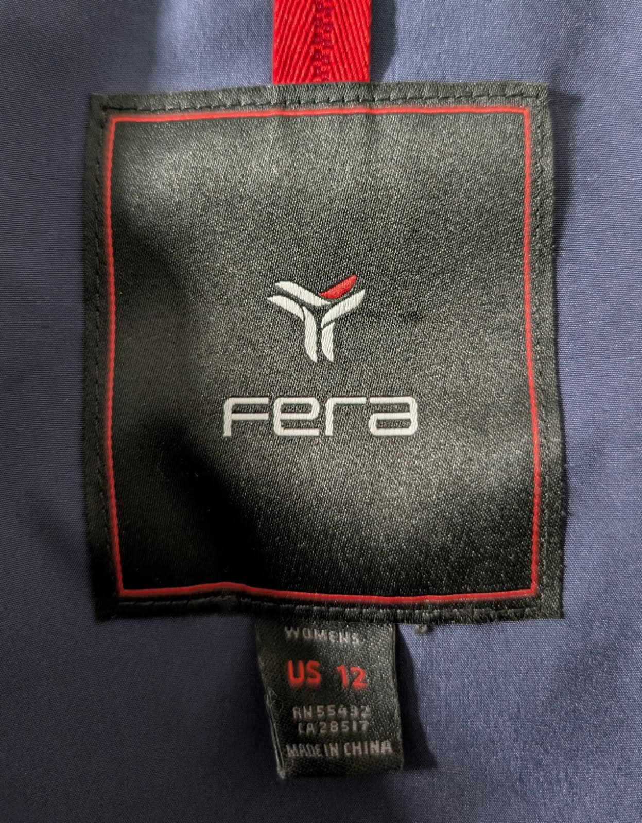 Fera Women's Ski Jacket - Navy/White/Red Size US 12 — photo 4 of 5