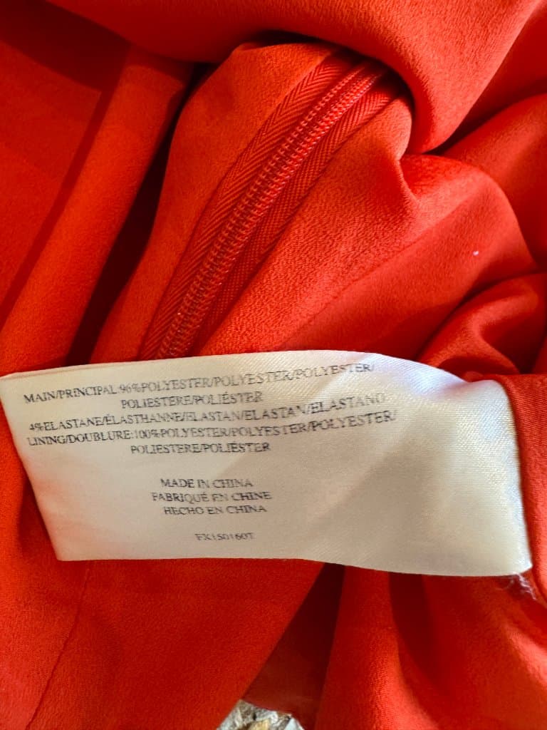 Finders Keepers Orange Square Neck Spaghetti Strap Camisole Top - Size M — photo 3 of 6