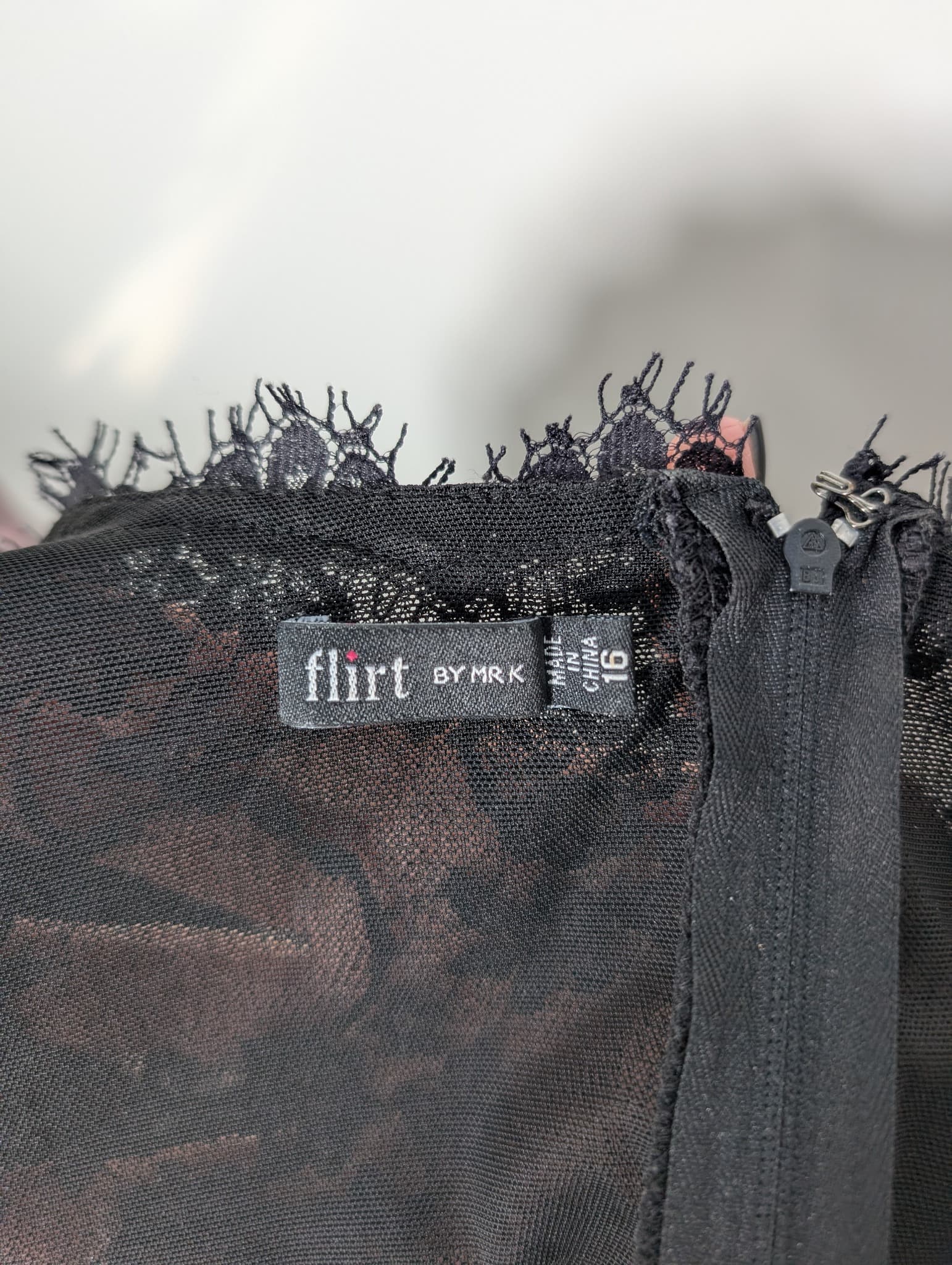 Flirt by Mr K Tiered Cocktail Dress Black Size 16 — photo 6 of 8
