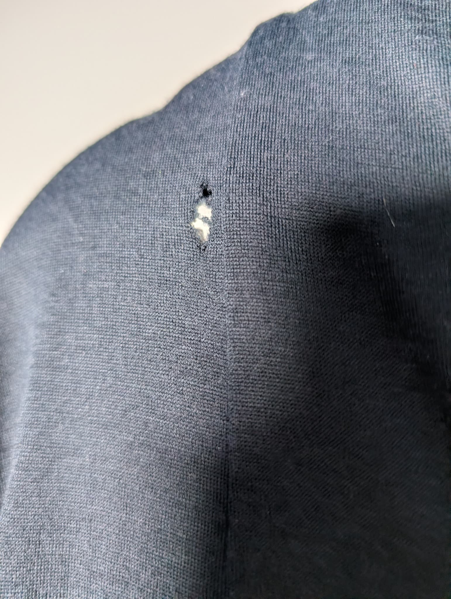 Foil Open Front Cardigan Pure Merino Wool Grey Size XL — photo 3 of 8