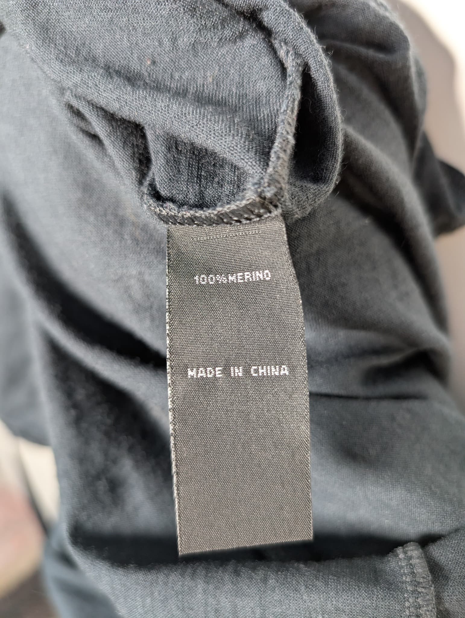 Foil Open Front Cardigan Pure Merino Wool Grey Size XL — photo 7 of 8