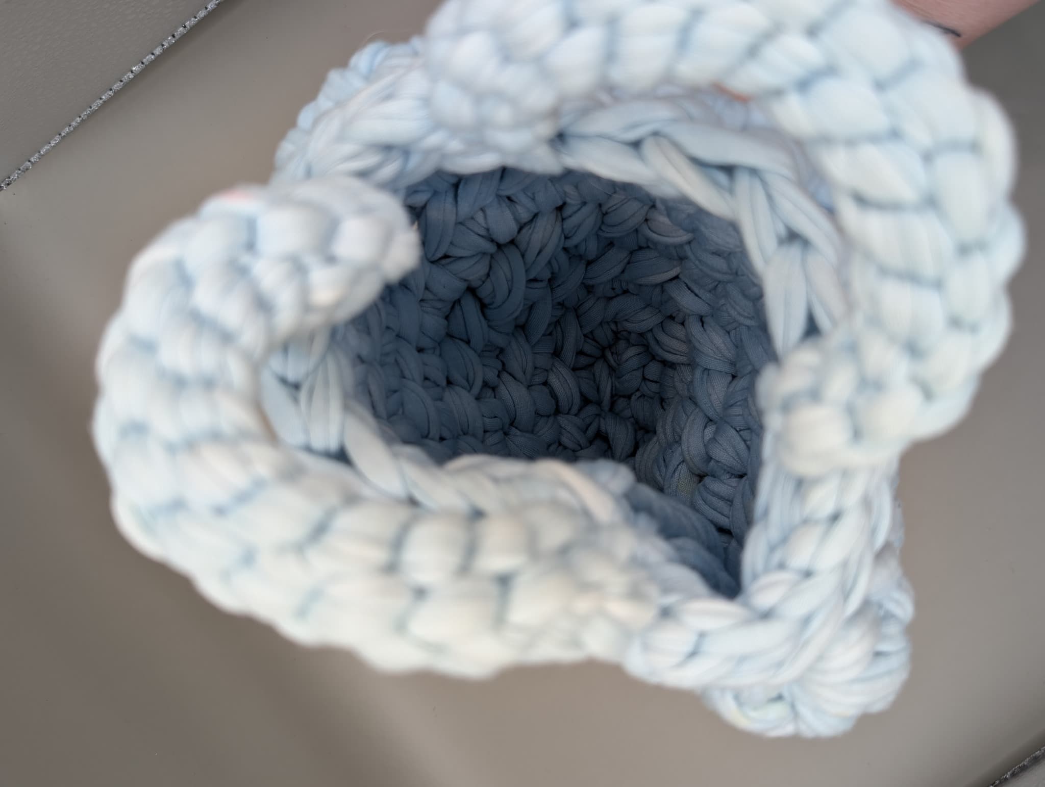 Güneş Swim Crochet Mini Handbag Light Blue — photo 3 of 4